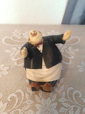 Butlers  Oberkellner Bernard  Flaschenhalter   Polyresin, selten, vintage