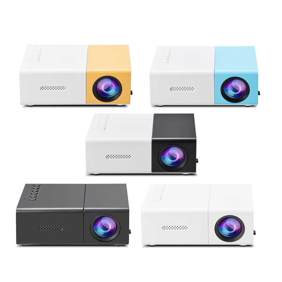 Mini LED Projector 1080P Portable Home Cinema Pocket Projector Party Theater - Image 2 of 4