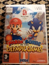 Mario & Sonic at The Olympic Games (Nintendo Wii, 2007) with Manual VGC FREEPOST