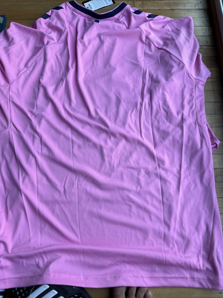 Everton Hummel ピンクサッカーウェア EVERTON 2022/23 AWAY (EU 3XL, 2XL, XL, L, M) PINK HUMMEL