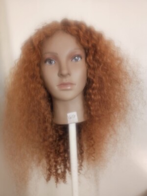 High Quality regular Top 20 to 22'' Kinky curly 100% Virgin Human Hair Lace Wig 
