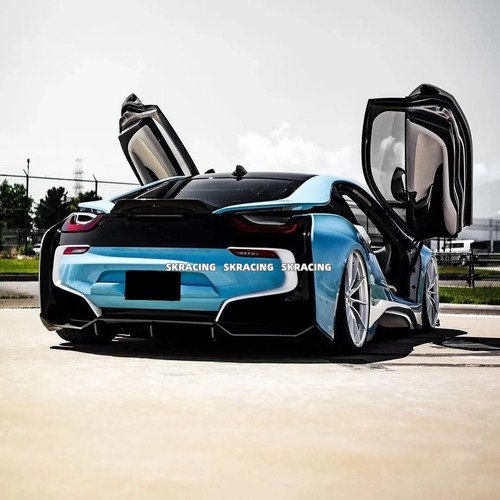 Fits BMW i8 Coupe 2014-2018 Gloss black Rear Trunk Spoiler Boot Wing NEW Style - Picture 8 of 18
