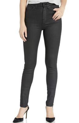 Nudie Jeans Womens Size 25x34 Hightop Tilde Painted Black NWT Organic Cotton