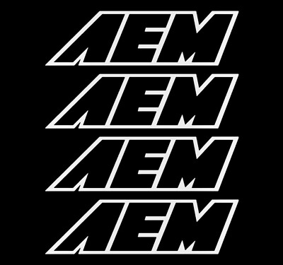 AEM Sticker Die Cut Decal Self Adhesive Vinyl | eBay