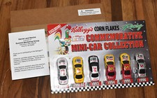 NOS Kelloggs Corn Flakes Racing NASCAR Commemorative Mini Toy Car Collection