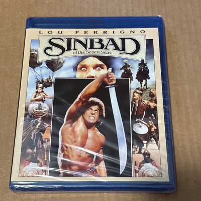 Sinbad of the Seven Seas Blu-ray Kino Lorber Lou Ferrigno New Sealed RARE OOP