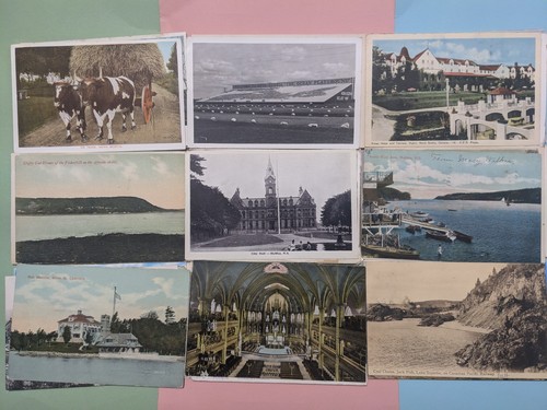 Lot of 100 Vintage Canadian Canada Postcards - Lithos, RPPCs, Chromes & Linens - Picture 8 of 13