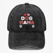 Dog Mama Hat Dog Mom Cap Cute Paw Print Pet Lover Baseball Hat
