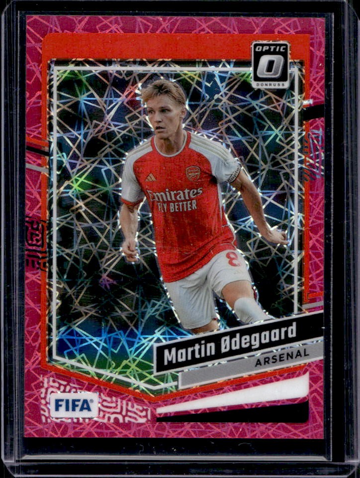 2023 Donruss Martin Odegaard Optic Pink Velocity #42/99