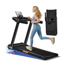 3-in-1 Foldable Treadmill with 15 Incline, Portable Treadmills for Home and ...