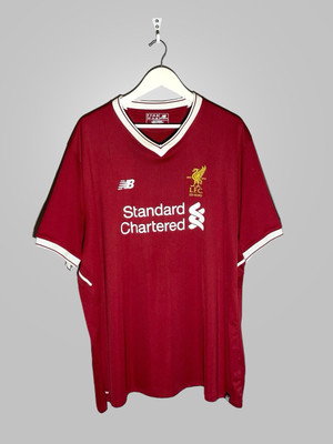 Liverpool New Balance 2017/18 Home Football Shirt Soccer Jersey 