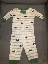 Gymboree Tractor Footless Pajamas Romper 0-3 months