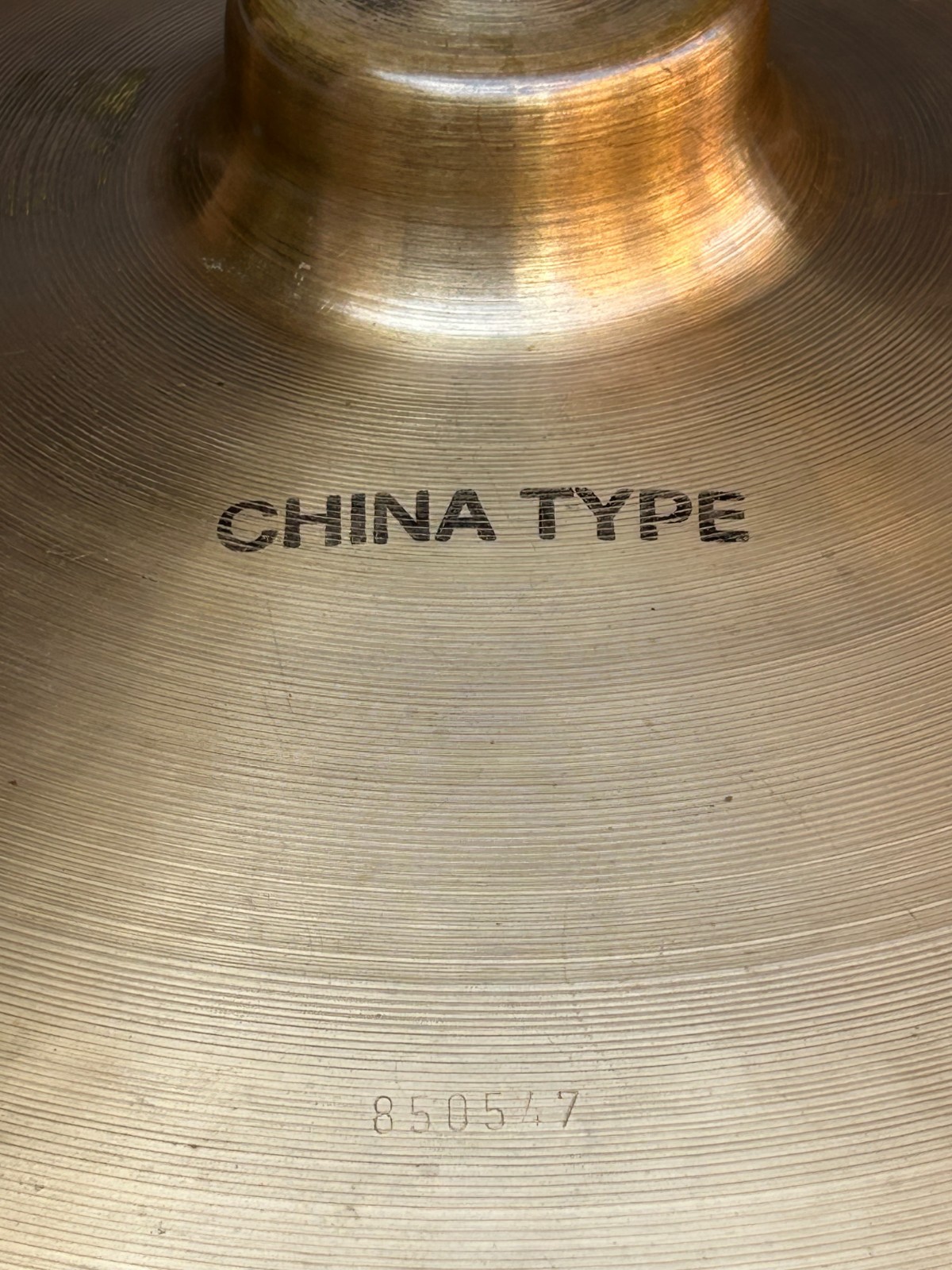 Vintage Paiste 2002 22" China Type Cymbal Black Label Made in Switzerland photo 4