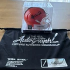 Harold Fannin Jr Signed Cleveland Browns Football Mini Helmet - JSA