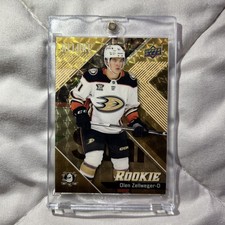 2024-25 Upper Deck Allure Olen Zellweger Golden Treasures Rookie RC #1/1 Ducks