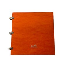 HERMES Orange Paper Accessory