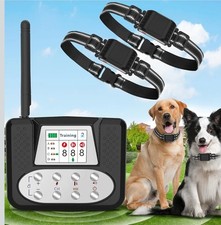 Wireless Dog Fence System, Electric Fence with Large Color LCD Screen, 50-999ft
