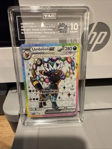 2025 POKEMON SVP EN-SV BLACK STAR PROMO #176 UMBREON EX TAG 10 GEM MINT