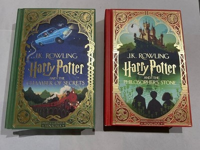 Harry Potter Philosopher's Stone & Chamber of Secrets Illustrated by Minalima