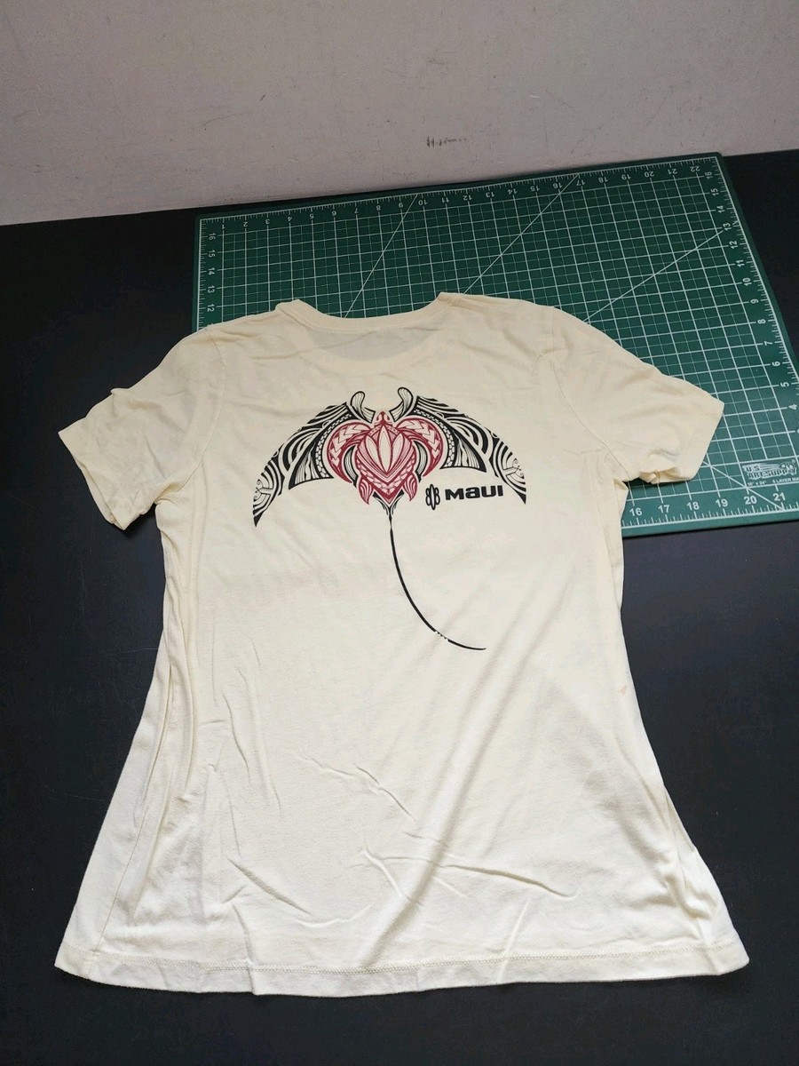 808 Clothing Co. Women's T-shirt Size M White Stingray Turtle Logo
