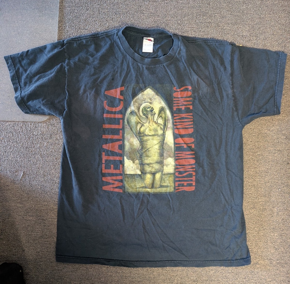 Metallica Vintage Some Kind of Monster T Shirt Mens XL Black Shirt