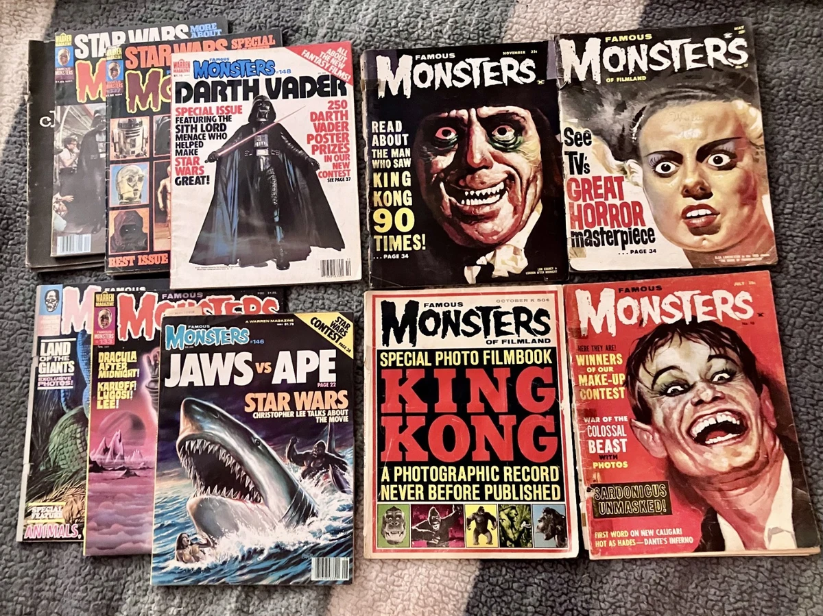Famous Monsters Of Filmland In Collectible Comic Magazines for