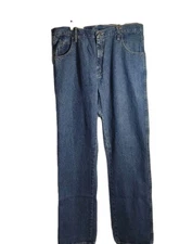 Wrangler Relaxed Fit Straight Five Star Premium Denim Blue Jeans Mens 36x36 NWT