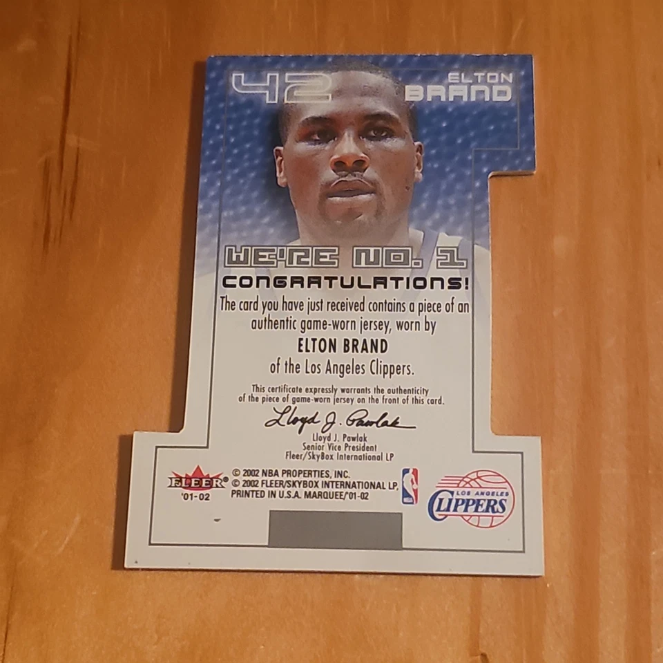 Parche de camiseta Fleer Marquee We're No 1 marca Elton 2001-02. ¡SIN NÚMERO! Foto 2 de 2