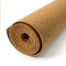 Cork Roll 4 x 6 ft 3mm Natural Self Healing Board Roll for Wall Accent