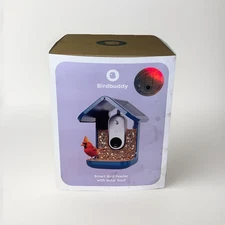 Birdbuddy Smart Bird feeder w/Solar Roof and HD Camera