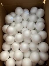 150ct 2.75" to 3" DYI Styrofoam Balls Craft White Round Balls EXCELLENT