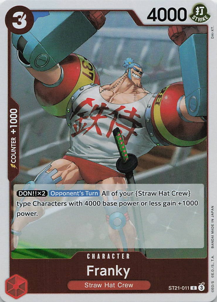 Franky Foil C Starter Deck EX: Gear 5 ST21-011 NM 2025
