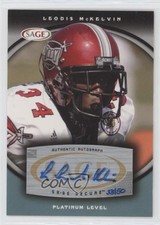 2008 SAGE Auto Platinum 33/50 Leodis McKelvin #A41 Auto 02lw