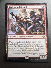Quicksmith Rebel - FOIL - Launch Promo - Magic the Gathering MTG Nice!