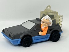 Back To The Future Docs Delorean McDonalds Happy Meal Toy Car Vintage 1991 Worn