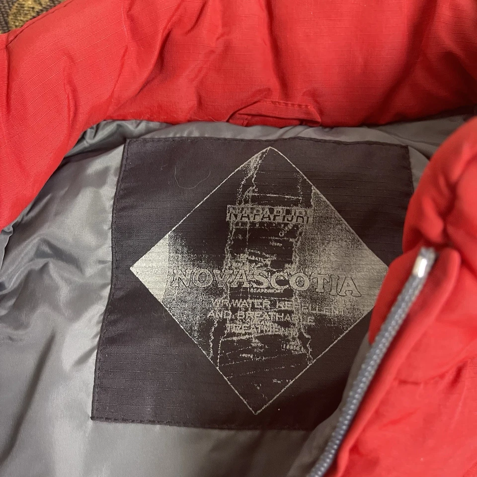 Chaleco acolchado Napapijri Antarctic Research Program para hombre talla M rojo Foto 3 de 4