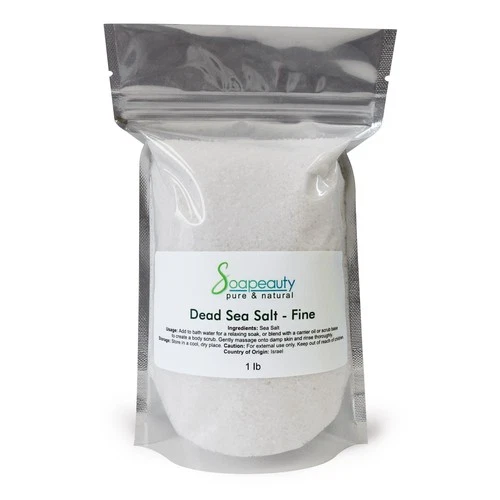 DEAD SEA SALT Fine Grain 100% Pure Natural UNSCENTED by Soapeauty