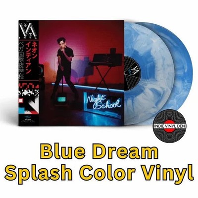 Neon Indian - Vega Intl. Night School - Blue Dream Splash Color Vinyl Record
