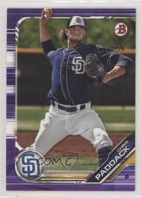 2019 Bowman Prospects Purple 15/250 Chris Paddack #BP-55 Rookie RC 8d4