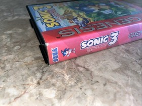Sonic the Hedgehog 3 (Sega Genesis, 1994) Game & Case No Manual