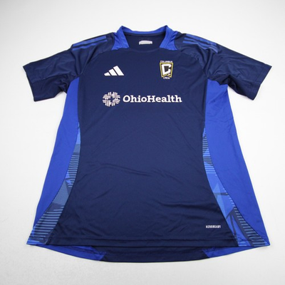 #ad Columbus Crew adidas Short Sleeve Shirt Men#x27;s Navy Used $22.39