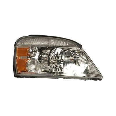 Headlight For 04-07 Ford Freestar Passenger Side Chrome Housing With Clear Lens