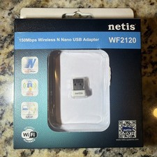 NETIS WF2120 150Mbps Wireless N Nano USB Adapter OPEN BOX
