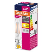 Led-Lampe Value Classic B 40 E14 4W 470Lm 2700K 827 FIL Nondim 4058075438637