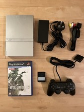 PlayStation 2 Slim Console + Game + Controller + Memory Card (TESTED & WORKING)