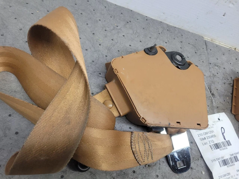 Juego de cinturón de seguridad delantero bronceado Corvette 1984-1996 1694338 Foto 2 de 4