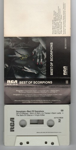Scorpions 6 Cassette Lot Best Of Blackout x 2 Savage Amusement Crazy World MORE - Picture 9 of 11