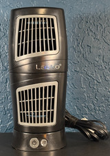 Ventilador de torre de mesa/escritorio Lasko 12" Twist-Top 3 velocidades 4911 - negro - probado