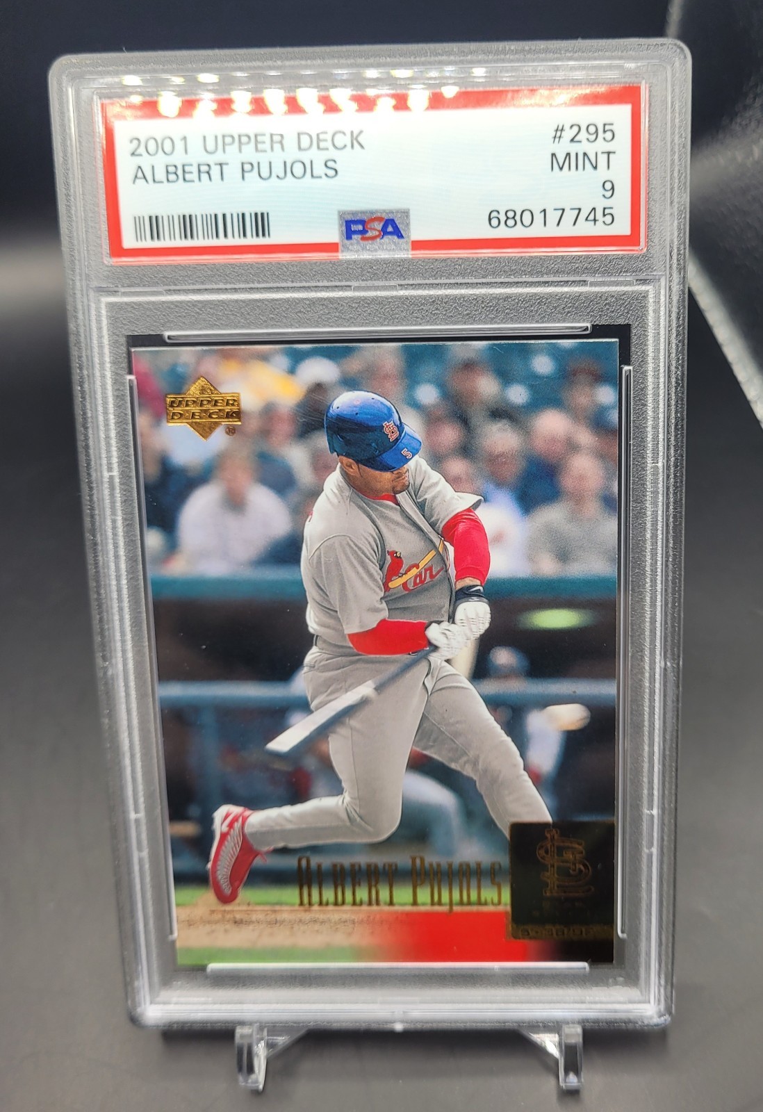 2001 Upper Deck - Star Rookie Albert Pujols #295 (RC) PSA 9