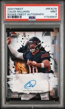 🔥 Caleb Williams 2024 Topps Finest Rookie Finest Auto PSA 9 Chicago Bears 🔥